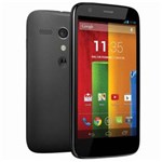 Ficha técnica e caractérísticas do produto Smartphone Motorola Moto G Colors Edition XT1033 Preto, Dual Chip, 16GB, com Tela de 4.5``, Android 4.3, Câmera 5MP, Quad-Core de 1,2 GHz Snapdragon