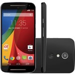Smartphone Motorola Moto G (2ª Geração) Colors Dual Chip Android Tela 5" 8GB 3G Câmera 8MP - Preto + 1 Capa
