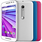 Smartphone Motorola Moto G (3ª Geração) DS Colors com HDTV Dual Chip Desbloqueado Oi Android 5" 16GB Câmera 13MP - Branc...