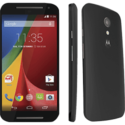 Ficha técnica e caractérísticas do produto Smartphone Motorola Moto G (2ª Geração) Dual Chip Android 4.4 Tela 5" 8GB 3G Câmera de 8MP - Preto