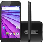 Ficha técnica e caractérísticas do produto Smartphone Motorola Moto G (3ª Geração) Dual Chip Android 5.1.1 Lollipop Tela 5" 8GB + Cartão de Memória 8GB - Preto