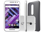 Smartphone Motorola Moto G 3ª Geração Turbo 16GB - Branco Dual Chip 4G Câm. 13MP + Selfie 5MP Tela 5”