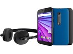 Smartphone Motorola Moto G Music 3ª Geração 16GB - Preto Dual Chip 4G Câm. 13MP + Selfie 5MP Tela 5