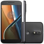 Ficha técnica e caractérísticas do produto Smartphone Motorola Moto G4, 4G Android 6.0 Octa Core 16GB Câmera 13.0MP Tela 5.5, Preto