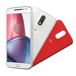 Ficha técnica e caractérísticas do produto Smartphone Motorola Moto G4 Plus XT1640 Branco com 32GB, Tela de 5.5'', Dual Chip, Android 6.0, 4G, Câmera 16MP, Processador Octa-Core e 2GB de RAM