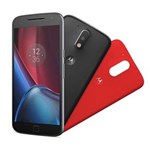 Ficha técnica e caractérísticas do produto Smartphone Motorola Moto G4 Plus XT1640 Preto com 32GB, Tela de 5.5'', Dual Chip, Android 6.0, 4G, Câmera 16MP, Processador Octa-Core e 2GB de RAM