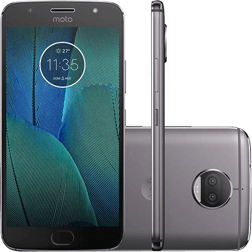 Smartphone Motorola Moto G5S Plus Dual Chip Android 7.1.1 Nougat Tela 5.5" Snapdragon 625 32GB 4G 13MP Câmera Dupla - Platinum