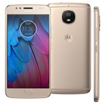 Ficha técnica e caractérísticas do produto Smartphone Motorola Moto G5s XT1792 Ouro com 32GB, Tela de 5.2, Dual Chip, Android 7.1, 4G, Câmera 16MP,