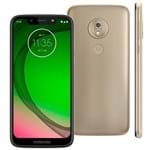 Ficha técnica e caractérísticas do produto Smartphone Motorola Moto G7 Play 32Gb Tela 5.7` Octa Core 1.8 Ghz Câmera Traseira 13Mp - Ouro