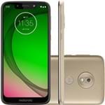 Ficha técnica e caractérísticas do produto Smartphone Motorola Moto G7 Play Spec Edition Android 9.0 13MP 5.7" 32GB Dourado XT19522