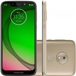 Ficha técnica e caractérísticas do produto Smartphone Motorola Moto G7 Play Edição Especial 32GB Câmera 13MP Tela 5,7" 2GB Android 9.1 - Ouro