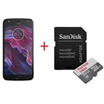 Ficha técnica e caractérísticas do produto Smartphone Motorola Moto X4 XT1900 Preto com 32GB + Cartão de Memoria 32GB