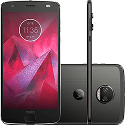 Ficha técnica e caractérísticas do produto Smartphone Motorola Moto Z2 Force Dual Chip Android 7.1 Nougat Tela 5.5" Octa-Core 64GB 6GB RAM 4G Câmera Dupla 12MP - Preto