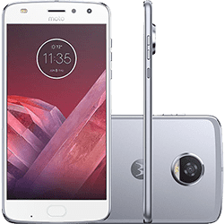 Ficha técnica e caractérísticas do produto Smartphone Motorola Moto Z2 Play Dual Chip Android 7.1.1 Nougat Tela 5,5" Octa-Core 2.2 GHz 64GB Câmera 12MP - Azul Topázio