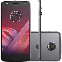 Smartphone Motorola Moto Z2 Play Dual Chip Android 7.1.1 Nougat Tela 5,5" Octa-Core 2.2 GHz 64GB Câmera 12MP - Platinum