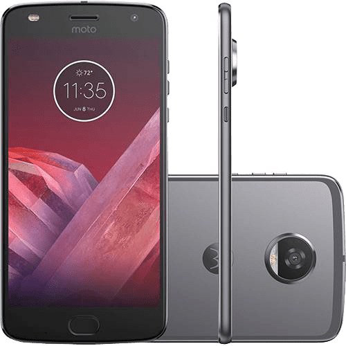Ficha técnica e caractérísticas do produto Smartphone Motorola Moto Z2 Play - Hasselblad True Zoom Edition Dual Chip Android 7.1.1 Nougat Tela 5,5" Octa-Core 2.2 GHz 64GB Câmera 12MP - Platinum