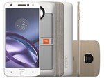 Smartphone Motorola Moto Z Power Sound Edition - 64GB Branco e Dourado Dual Chip 4G Câm. 13MP