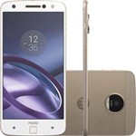 Ficha técnica e caractérísticas do produto Smartphone Motorola Moto Z XT1650 32GB LTE Dual Sim 5.5" Câm.13MP+5MP-Branco
