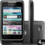 Ficha técnica e caractérísticas do produto Smartphone Motorola Motosmart me XT303, Desbloqueado, GSM, Preto - Android 2.3, Touchscreen 3.2", Câmera de 2MP, 3G, Wi-Fi, Bluetooth, GPS, MP3 Player, Rádio FM, Cartão de Memória de 4GB