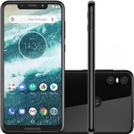 Smartphone Motorola One Preto 64GB 4GB RAM Tela de 5.9" Câmera Traseira Dupla 13MP e 2MP Dual Chip