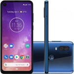 Ficha técnica e caractérísticas do produto Smartphone Motorola One Vision XT1970 128GB Dual Chip Android Pie 9.0 Tela 6,3" 4G + Câmera 48+5MP - Azul Safira