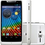 Ficha técnica e caractérísticas do produto Smartphone Motorola Razr D3 Branco Android 4.1 3G - Câmera 8MP Wi-Fi GPS 4GB