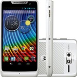 Ficha técnica e caractérísticas do produto Smartphone Motorola Razr D3 Dual Chip Branco 3G Android 4.1 Câmera 8MP Wi-Fi
