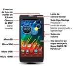 Ficha técnica e caractérísticas do produto Smartphone Motorola Razr HD Android Tela 4.7" 4GB Câmera 8MP Wi-Fi - Preto