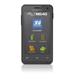 Ficha técnica e caractérísticas do produto Smartphone MS40 Quad Core 1.2 Ghz Preto NB226 - Multilaser