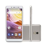 Ficha técnica e caractérísticas do produto Smartphone MS50G 3G 5,5 Pol. RAM 1GB Câmera 8MP+5MP Android 8.1 Bluetooth 8GB Dourado/Branco Multilaser - NB731