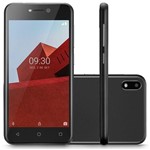 Ficha técnica e caractérísticas do produto Smartphone Multilaser e 3G Quad Core Android 8.1 GO Cam 5/5Mp Tela 5" 32GB Preto P9128