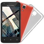 Ficha técnica e caractérísticas do produto Smartphone Multilaser MS45 S Colors Preto Tela 4.5" Câmera 3 MP + 5 MP 3G Quad Core 8GB 1GB Android 5.0 - P9011