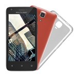 Ficha técnica e caractérísticas do produto Smartphone Multilaser MS45 S Colors Preto Tela 4.5 Câmera 3 MP+5 MP 3G Quad Core 8GB 1GB Android 5.1
