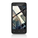 Ficha técnica e caractérísticas do produto Smartphone Multilaser MS45 S Colors Preto Tela 4.5 Câmera 3MP + 5MP 3G Quad Core 8GB Android 5.1 D