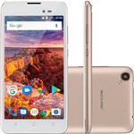 Ficha técnica e caractérísticas do produto Smartphone Multilaser MS50l 3g Quadcore 1gb Ram Tela 5" Dual Chip Android 7 Dourado P9052