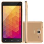 Ficha técnica e caractérísticas do produto Smartphone Multilaser Ms50r Dual P9507 Desbloqueado Dourado - Android, 8gb, Câmera 8mp, Tela 5"