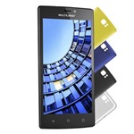 Ficha técnica e caractérísticas do produto Smartphone Multilaser MS60 4G QuadCore 2GB RAM Tela 5,5" Dual Chip Android 5 Preto - P9005