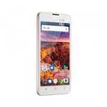 Ficha técnica e caractérísticas do produto Smartphone Multilaser NB707 Ms50l 5" 8Gb Quad 1Gb Ram Branco/Dourado