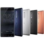 Smartphone Nokia 5 Dual Chip Android 7.1 Tela 5.2 16GB 4G Camera 13MP - Preto