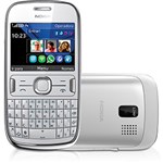 Smartphone Nokia Asha 302 Desbloqueado TIM Branco - GSM Sistema Operacional S40 Asha Processador 1GHz 3G Wi-Fi Câmera 3....