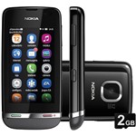 Smartphone Nokia Asha 311 Desbloqueado Vivo Tela 3" 256MB 3G Wi-Fi Câmera de 3.2MP - Preto
