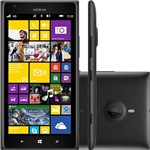 Smartphone Nokia Lumia 1520 Desbloqueado Preto Windows Phone Câmera 20MP 4G Wi-Fi 32GB