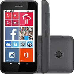Ficha técnica e caractérísticas do produto Smartphone Nokia Lumia 530 Desbloqueado Windows Phone 8.1 Tela 4" 4GB 3G Wi-Fi Câmera 5MP - Preto + Capa Laranja