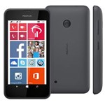 Ficha técnica e caractérísticas do produto Smartphone Nokia Lumia 530 Dual Preto com Windows Phone 8.1, Tela de 4”, Câm. 5MP, 3G, WiFi, Bluetooth, A-GPS e Processador Quad Core - Tim