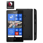 Ficha técnica e caractérísticas do produto Smartphone Nokia Lumia 520 Preto com Windows Phone 8, Tela de 4”, Processador Dual Core, Câmera 5MP, 3G, Wi-Fi, Bluetooth e A-GPS