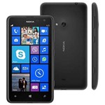 Ficha técnica e caractérísticas do produto Smartphone Nokia Lumia 625 Preto Processador 1.2ghz Dual Core Tela 4.7, 4g, Windows Phone 8 Desbloqu