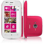 Ficha técnica e caractérísticas do produto Smartphone Nokia Lumia 710 - Branco / Rosa - GSM, Tela Touch 3.7", Windows Phone 7.5, Processador 1.4GHz, 3G, Wi-Fi, GPS, Câmera 5 MP com LED Flash, Filma em HD, MP3 Player, Bluetooth, Memória Interna de 8GB e Grátis 7GB de Armazenamento no Sky Drive - de