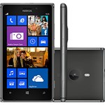 Smartphone Nokia Lumia 925 Desbloqueado Preto Memória Interna 16 GB - 4G Wi-Fi Tela HD 4.5" Windows Phone 8 Câmera 8.7MP...