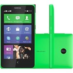 Ficha técnica e caractérísticas do produto Smartphone Nokia X Verde, Dual Chip, Processador Dual Core, Câmera 3MP, Memória 4GB, GPS, Wi-Fi, Aplicativos e Jogos Android