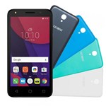 Ficha técnica e caractérísticas do produto Smartphone Onetouch Alcatel PIXI 4 Preto Colors, Android 6, Tela 5", 8GB, Câm 8MP, 3G - com 4 Capas